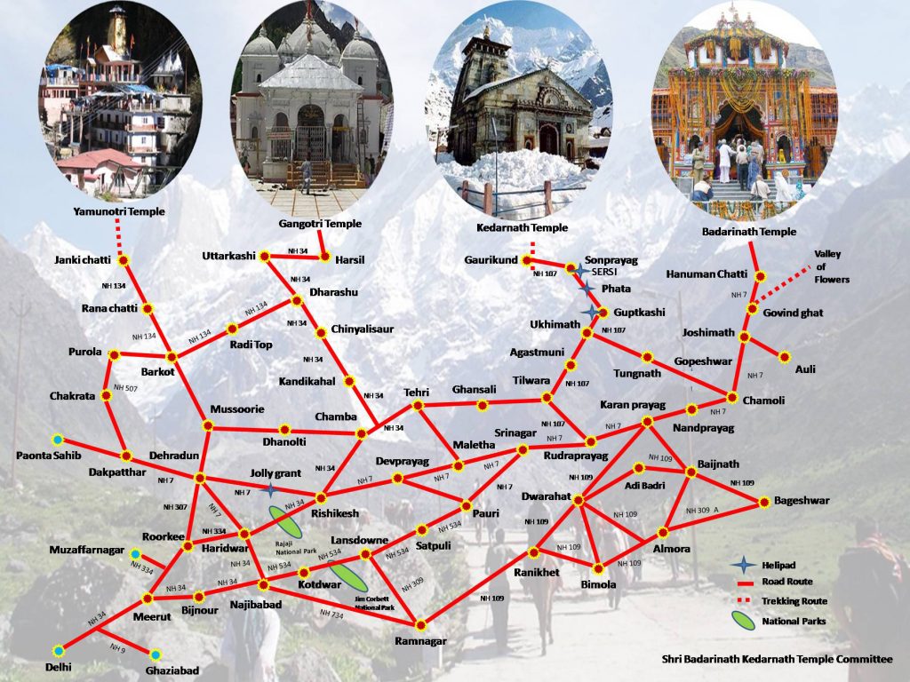 chardham – map-3
